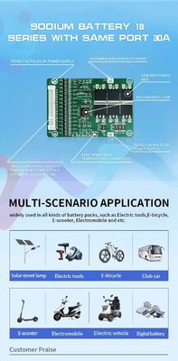 16s 30a 18650 Lithium Protection Board Bms  Pcb Li-ion Lipo 16 Cell Pack With Balance Function Charger Protect Module