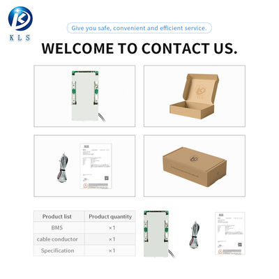 KLS 6S-24S 100a BMS for electro-tricycle lithium battery ntc balance temperature control lifepo4 hardware bms