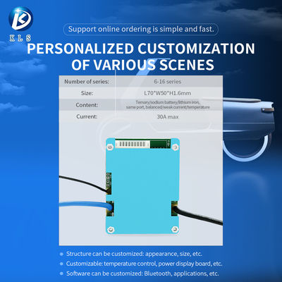 KLS Hardware BMS 10S 20A 12V 48V Lithium Battery Lithium Iron Phosphate Battery Cell Integrated Lifepo4 Bms