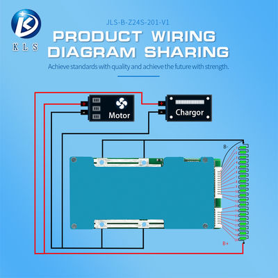 KLS Battery Motorcycle BMS: Versatile for 6S, 7S, 8S, 12S, 15S, 24S, with 40A and 70A Options. High-Quality Li-ion Lithium Ion BMS to Ensure Peak Performance of Lithium Batteries