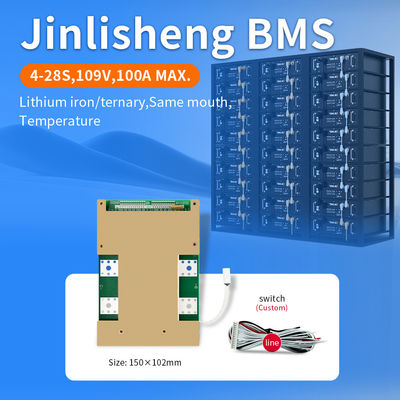Custom Balance Bms 48v 4s 5s 6s 30A 60A 80a 100a Common Port Bms Module