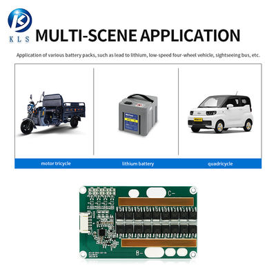 KLS LFP BMS for EV, Electric Scooter - 4S 12V LiFePO4 BMS, 10A - 80A Lipo Lithium Battery Management System