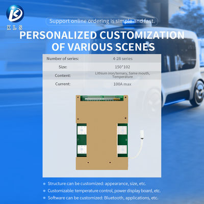 FR-4 PCB Base BMS 48V 17S-20S With 80A-100A Common Port BMS For Energy Storage