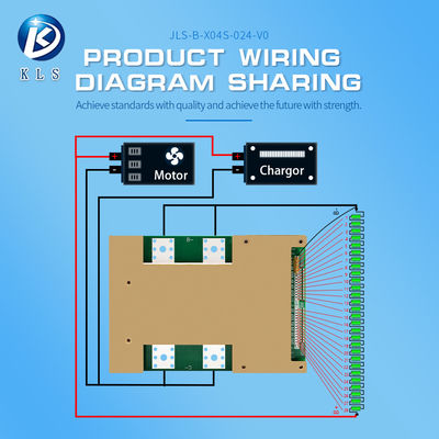 FR-4 PCB Base BMS 48V 17S-20S With 80A-100A Common Port BMS For Energy Storage
