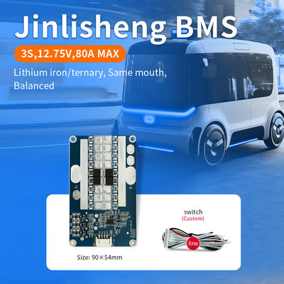 KLS BMS for Lithium Ion Battery Packs: 3S, 11.1V - 12.6V, 20A - 60A Enhanced Balanced 18650 Lithium Battery BMS