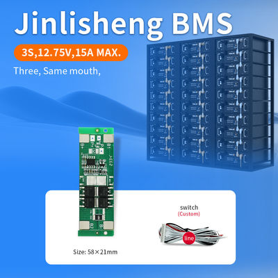 3S 10A 12.6V BMS Module For Li Ion Lithium Battery 18650 With Charger PCB Protection Board