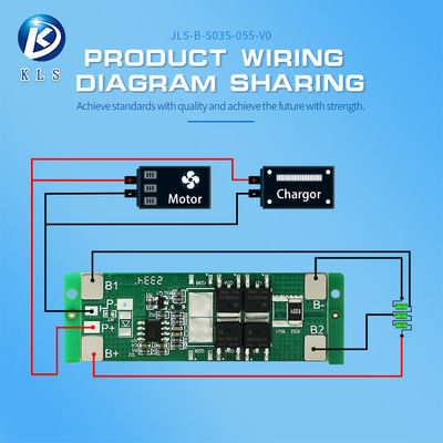 3S 10A 12.6V BMS Module For Li Ion Lithium Battery 18650 With Charger PCB Protection Board