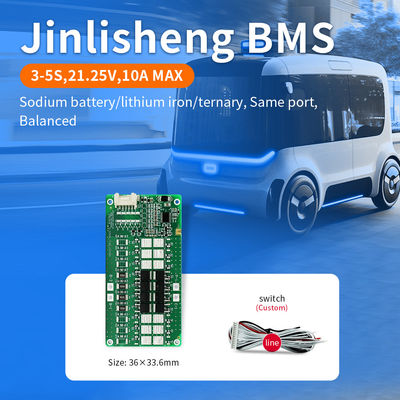 KLS Li-ion Lithium Battery Charger Protection Board BMS: 3S - 4S, 10A for 18650, Drill Motor - 11.1V - 16.8V with Enhanced Balance