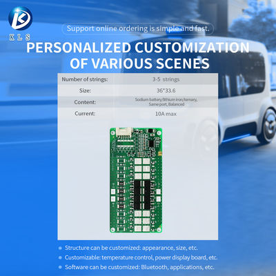 KLS Li-ion Lithium Battery Charger Protection Board BMS: 3S - 4S, 10A for 18650, Drill Motor - 11.1V - 16.8V with Enhanced Balance
